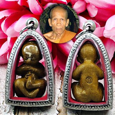 Lokok Ashes Baby Eat Fetus Spirit Guman Goy Gambling Wish Rich Thai Amulet 15786
