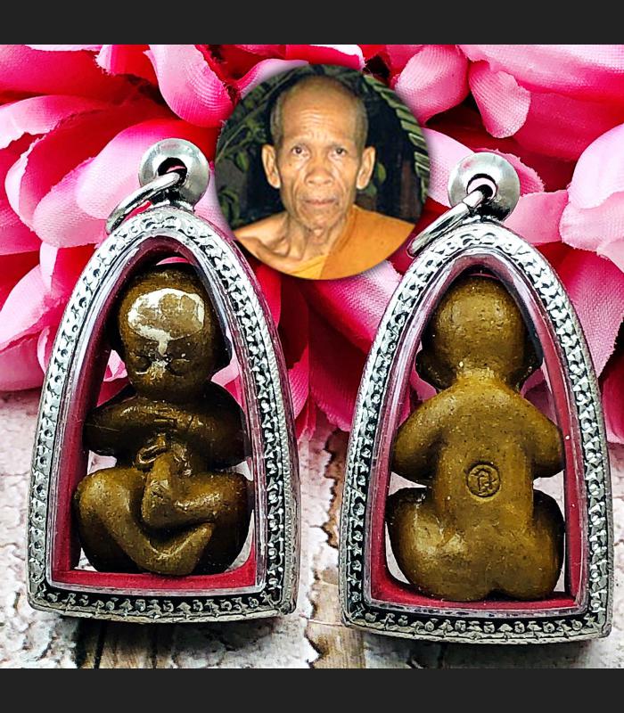 Lokok Ashes Baby Eat Fetus Spirit Guman Goy Gambling Wish Rich Thai Amulet 15786