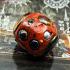Leklai Healing Immortal Lp Somporn Ball Brown Naga Harmless Thai Amulet #15788