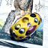 Takud Leklai Naga Eye Healing Crystal Lp Somporn Yellow 4cm Thai Amulet #15793