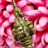 SACRED WAND BATON FOUR 4 FACE PHA PHOM HEAD HANDLE LP NONG THAI AMULET 8CM