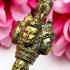 SACRED WAND BATON FOUR 4 FACE PHA PHOM HEAD HANDLE LP NONG THAI AMULET 8CM
