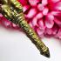SACRED WAND BATON FOUR 4 FACE PHA PHOM HEAD HANDLE LP NONG THAI AMULET 8CM