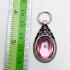 Charm S/S Pendant Leklai Naga Eye Lucky Stone Magic Love Pink Thai Amulet #15861