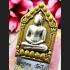 KhunPaen Silver Charm Lucky Magic Goy Takrut Guman Baby Ashes Thai Amulet #15863