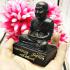 Large Bronze Monk Statue Meditation Lp Tuad Tall 10cm Be2539 Thai Amulet #15870