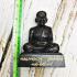 Large Bronze Monk Statue Meditation Lp Tuad Tall 10cm Be2539 Thai Amulet #15870