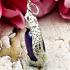 Silver Pendant Naga Eye Leklai Magic Dragon Egg Lucky Purple Thai Amulet #15875