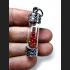 TAKUD TUBE LEKLAI NAGA EYE HEALING CRYSTAL AMULET THAI SOMPORN MINI 9RED