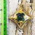 Naga Eye Leklai Nakabat Snare Healing Crystal Watbangpha Green Thai Amulet 15882