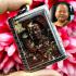 Somdej Mixed Leklai Somporn Red Gold Kotipee Protect Immortal Thai Amulet #15894
