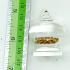 Nature Sarira Relic Holy Sacred Crystal Bead Stupa Luck Orange Thai Amulet 15912