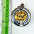 Enamel Medal Tiger Face Protect Guardian Lp Pern Be2541 Blue Thai Amulet #15914