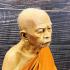 Lifelike Fine Art Monk Statue Meditation Lp Tim Wat Lahanrai Thai Amulet #15915