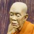 Lifelike Wax Fine Art Monk Statue LP Koon WatBanrai Meditation Thai Amulet 15917