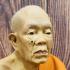Lifelike Wax Fine Art Monk Statue LP Koon WatBanrai Meditation Thai Amulet 15917