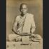 VINTAGE FIRE CLAY NANGPAYA POWERFUL THAI AMULET LP CHAENG WAT BANGPUNG BE2497 +CERTIFICATE OF AUTHENTIC CARD