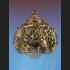 SACRED RING RAHU LUCKY CHANGE BETTER FORTUNE THAI AMULET LP UPP ALLOY FIRE YELLOW SHINE BE2552
