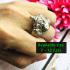 Ring Rahu Lucky Change Fortune Lp Upp Alpaca Silvery Be2552 Thai Amulet #15935