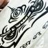 WASHABLE FABRIC 3 LAYER FACE MASK FILTER POCKET SACRED LUCKY SYMBOLIC OF SURVIVAL LP MAHADUM BE2563 WHITE WESSUWAN 15987