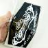 WASHABLE FABRIC 3 LAYER FACE MASK FILTER POCKET SACRED LUCKY SYMBOLIC OF SURVIVAL LP MAHADUM BE2563 BLACK WESSUWAN 15988