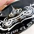 WASHABLE FABRIC 3 LAYER FACE MASK FILTER POCKET SACRED LUCKY SYMBOLIC OF SURVIVAL LP MAHADUM BE2563 BLACK WESSUWAN 15988