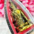 Miniature Lersri SamingPrai Halfman Tiger Head Thai Amulet Lp Nen Be2555 #16000