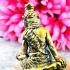 Miniature Lersri SamingPrai Halfman Tiger Head Thai Amulet Lp Nen Be2555 #16000