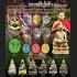Miniature Lersri SamingPrai Halfman Tiger Head Thai Amulet Lp Nen Be2555 #16000