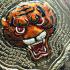 ENAMEL TIGER CUT HEAD CONTROL FORTUNE CHANGE BETTER THAI AMULET LP CHANAI BE2563 ALPAKA MEDAL