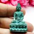 MINIATURE BUDDHA GREEN ANCIENT BRONZE PEACEFUL THAI AMULET LP NONG BE2553