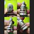 Miniature Pha Kring Pure Silver Rich Wealth Fortune Money Koon Thai Amulet #16030
