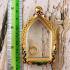 Large Empty Frame Case Micron 24k Gold Khunpaen 6cm Colored Thai Amulet #16033