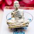 Miniature Meditation Zangbarami Koon Be2557 Silver Rich Magic Thai Amulet #16058