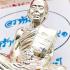 Miniature Meditation Zangbarami Koon Be2557 Silver Rich Magic Thai Amulet #16058