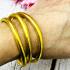 Set3 Gold Sand Bangle Bracelet Rich Mahasedti Kabbalah Lp Koon Thai Amulet 16063