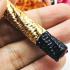 Large Black Protect Takrut Memorial Age 83 Lp Chamlong Be2550 Thai Amulet #16073