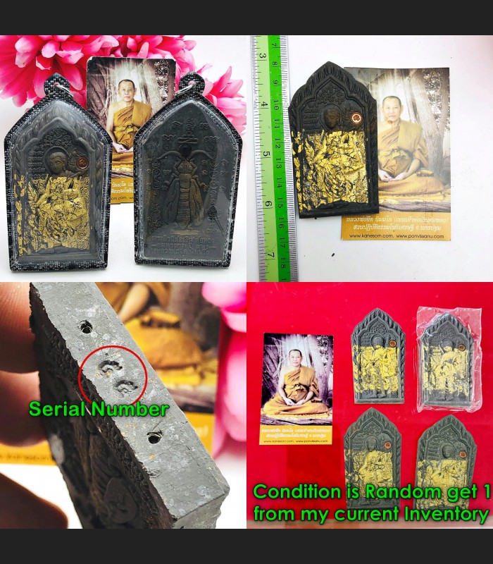 Jumbo Sivali Wasp Gain Profit Investment Win Money Jeed Be2552 Thai Amulet 16084