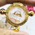 Empty Metal Frame Case Gold Micron 24k LukOm Ball 3hook 2.2cm Thai Amulet #16097