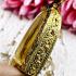 Empty Metal Stencil Frame Case Thai Amulet Gold Micron 24k Standing 3.5cm #16102