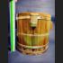 Large Wooden Box Money Pot Cash Rich Fortune Lp Pern Be2550 Thai Amulet #16113