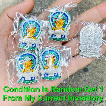 ChaNaman Lotto Win Gambling Casino Rich Lp Ruay Be2558 Protect Thai Amulet 16118