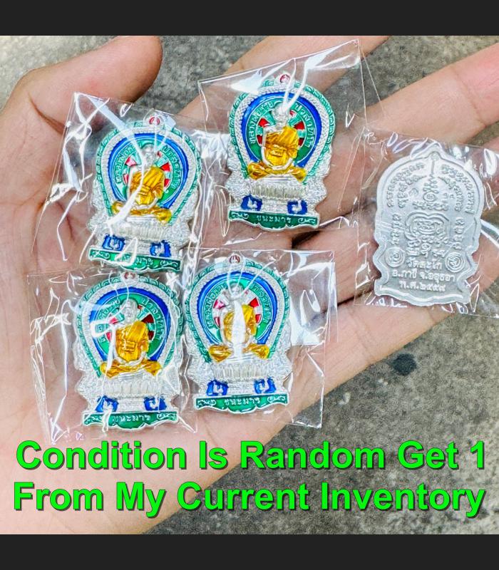 ChaNaman Lotto Win Gambling Casino Rich Lp Ruay Be2558 Protect Thai Amulet 16118