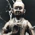 LARGE BRONZE STATUE GUMAN THONG BOY ROWEL WHEEL THAI AMULET BE2555 LP PERN