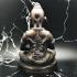 LARGE BRONZE STATUE GUMAN THONG BOY ROWEL WHEEL THAI AMULET BE2555 LP PERN