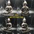 LARGE BRONZE STATUE GUMAN THONG BOY ROWEL WHEEL THAI AMULET BE2555 LP PERN
