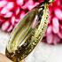 Frame Case Empty Stencil Metal Oval Gold 24k Micron Color 4cm Thai Amulet #16171