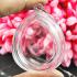 BLANK EMPTY ACRYLIC FRAME CASE THAI AMULET 2IN1 LIMPID+GOLD PIDTA 3.5CM