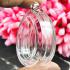 BLANK EMPTY ACRYLIC FRAME CASE THAI AMULET 2IN1 LIMPID+GOLD PIDTA 3.5CM