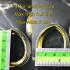 BLANK EMPTY ACRYLIC FRAME CASE THAI AMULET 2IN1 LIMPID+GOLD PIDTA 3.5CM